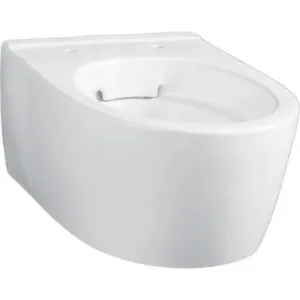 GEBERIT WC Suspendu iCon, Rimfree, WC Suspendu A Fond Creux Sans Abattant, Toilettes Modernes