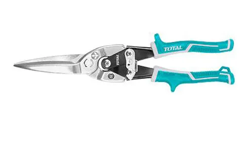 Cisaille Aviation Droite TOTAL TOOLS THT525106, 300mm De Long, Poigné Souple, Jardinage, Décoration Jardin