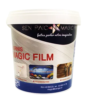 SEN PAIC Magic Film 1 Kg, Vernis Pour Intérieur et Extérieur, Adapté pour Tous Les Supports Usuels Du Bâtiment