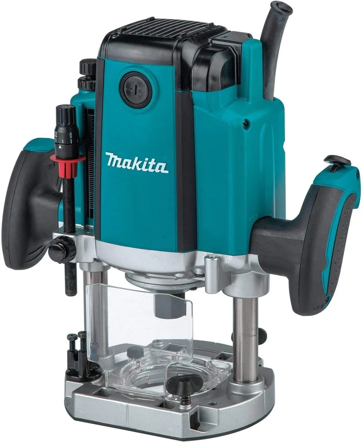 MAKITA RP-1800 Défonceuse 1800 W, Routeur Plongeant , Anti-redémarrage, Précision et Puissance, Réglage de la Profondeur de Découpe, Menuiserie et Bricolage