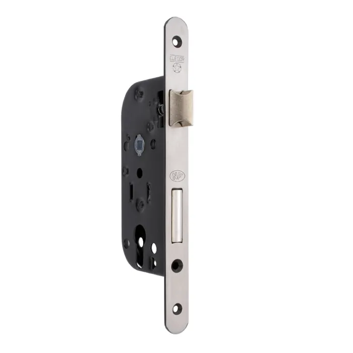 Serrure à Canon CLEDOR C55, Axe 40, Inox, Bout Carré, Finition Satinée