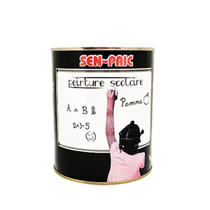 SEN PAIC Pot Peinture Tableau 1Kg, Peinture lessivable, Pour Ardoises et Tableaux D'écoliers, Disponible en Noir et Vert