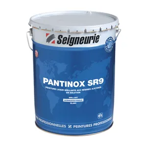 SEIGNEURIE Pantinox SR9 Blanc 20Kg, Peinture Aux Résine Alkydes, Laque à Haute Brillance, Ultra Résistante, Peinture Pour Intérieur Et Extérieur