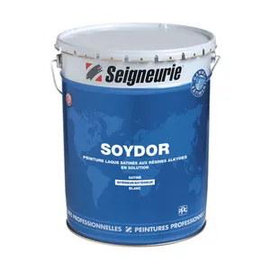 SEIGNEURIE Peinture Soydor 20L, Peinture Laque Satinée Aux Résines Alkydes En Solution, Peinture à Huile, Rendement 9 à 12 m2 par Kg