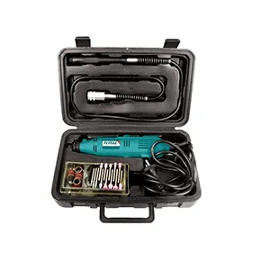 TOTAL TOOLS Mini-meuleuse TG501032 130W, Polissage, Meulage, Broyage, Accessoires de Bricolage, Œuvre d'art et Cadeaux