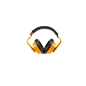 Casque Anti Bruit INGCO, Corps Coque en ABS anti-choc, Rembourrage en Mousse Souple, Protection et Sécurité Sonore en Chantier