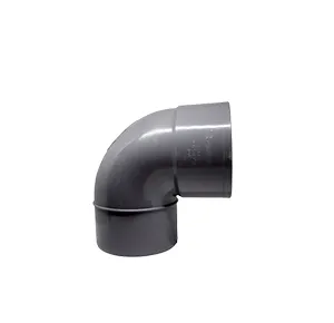 Coude Evacuation en PVC 85°30, Diamètre 160, Type Femelle/Femelle, Travaux de Bricolage et Plomberie