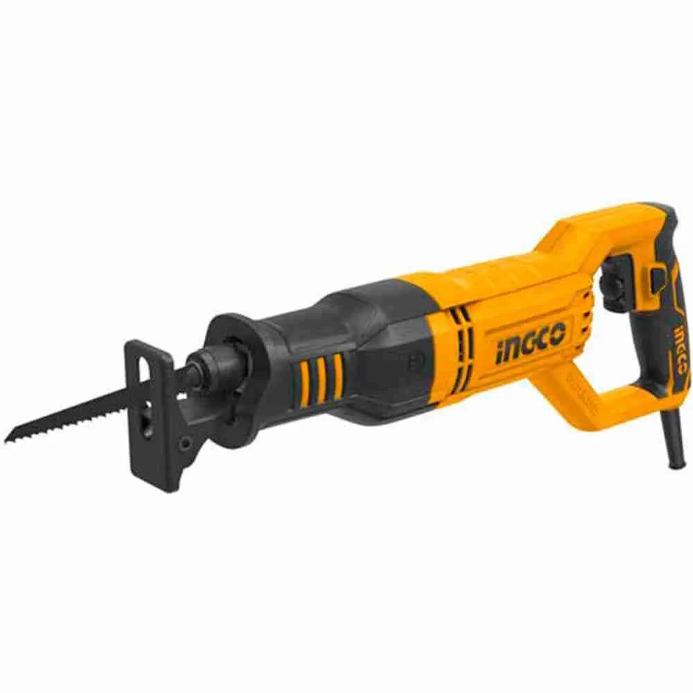 INGCO Scie Alternative RS8008, Jusqu'à 3300 tour/min, Découpage Bois, Aluminium et Acier, Outils de Bricolage et de Menuiserie