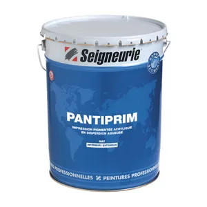 SEIGNEURIE Peinture Pantiprim 25Kg, Impression Polyvalente Et Semi-opaque, Peinture A L'eau, Pour Intérieur Et Extérieur