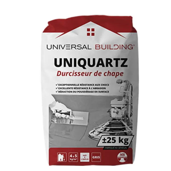 UNIVERSAL BUILDING Uniquartz, Sac 25Kg, Durcisseur De Chape, Résistance Aux Chocs, Résistance A L'abrasion