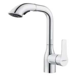 Robinet Lavabo Mitigeur AHWMP12225P, Robinet Salle de Bain de Luxe, Alliage en Zinc