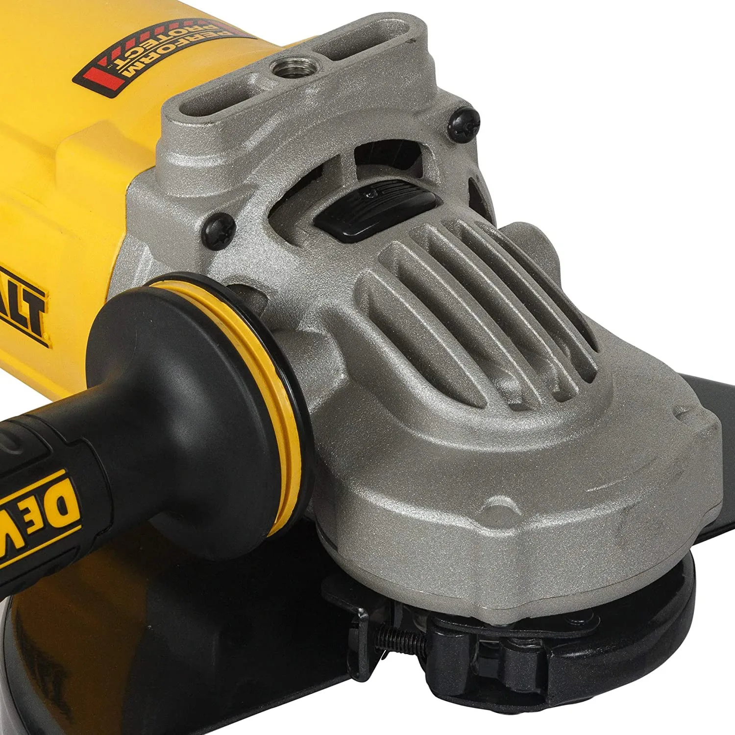 DEWALT - Meuleuse DWE4579-QS - Meuleuse Électrique avec Démarrage Progressif, Poignée Latérale 3 Positions et Carter de Protection - Lame Ø230mm - Vitesse à Vide 6500tr/min