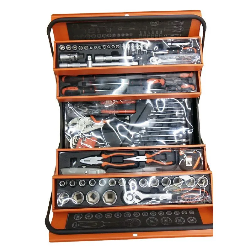 Kit De Réparation Pour Automobile, 85 Pièces, Boîte A Outils Portable, Matériels Pour Mécaniciens, Garage