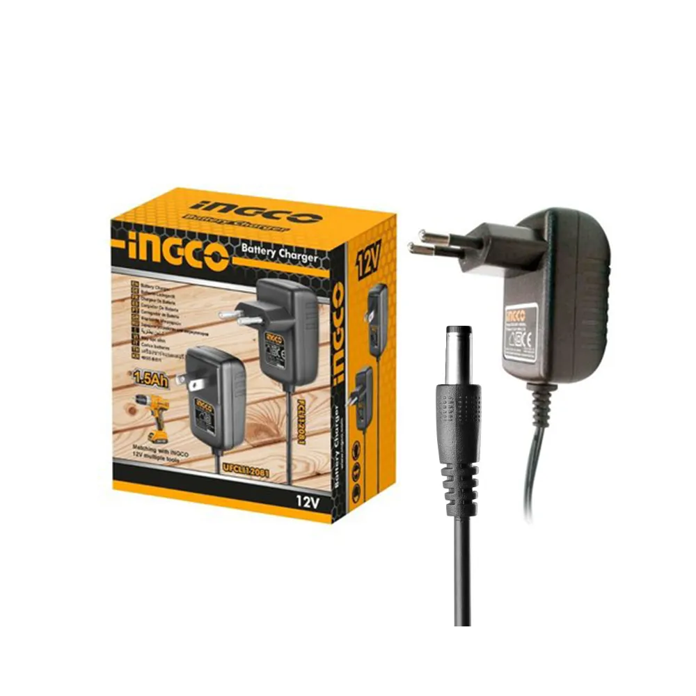 Chargeur INGCO FCLI12071, Batterie 12V, Chargeur de Batteries Pour Appareils Sans-Fil INGCO, Bricolage & Précaution
