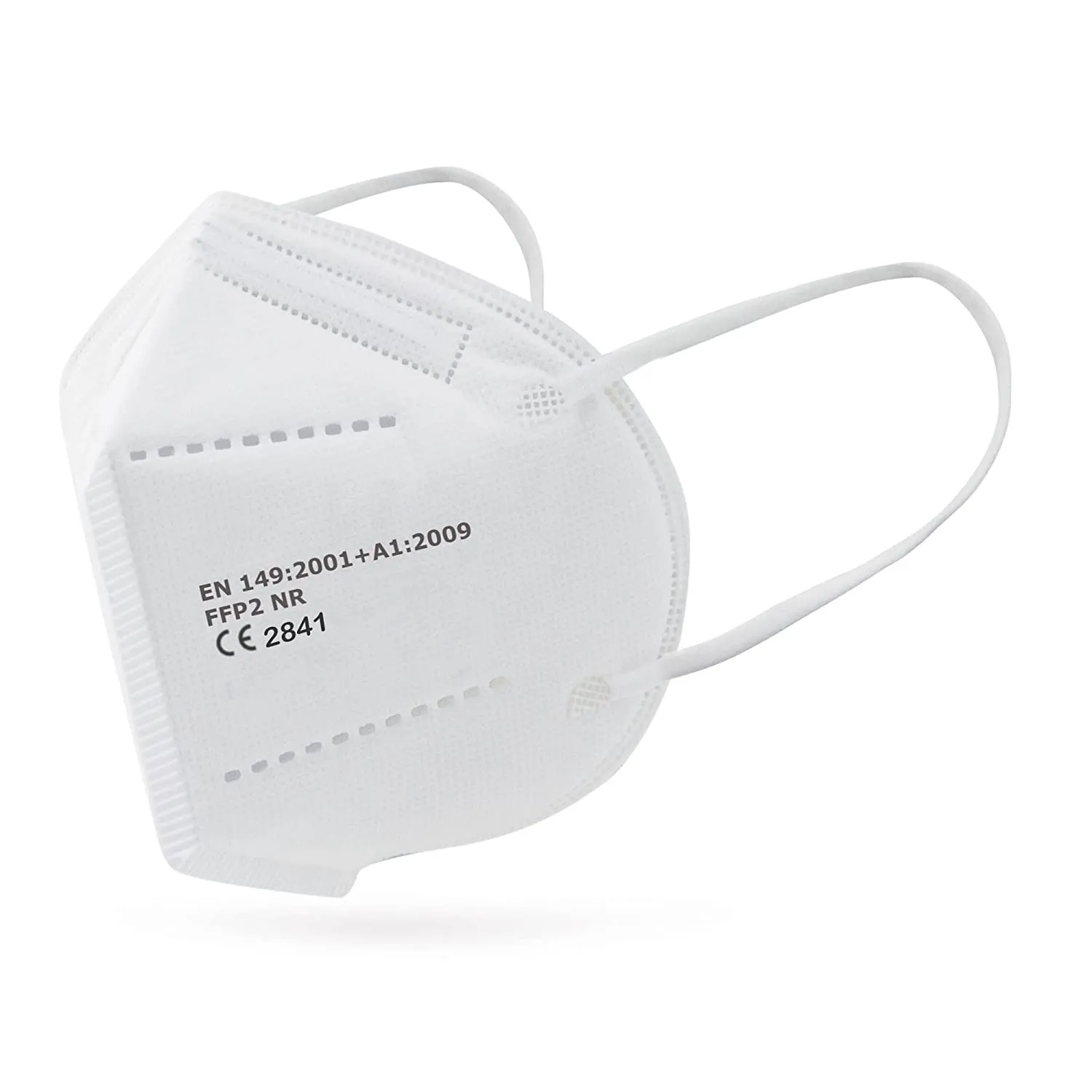 Masque FFP2 NR, Certifié Norme CE EN149, Boîte de 10, Masque de Protection Respiratoire, Haute Filtration, multi Couches, Masque FFP2 Bec de Canard, Bricolage et Protection Maximale