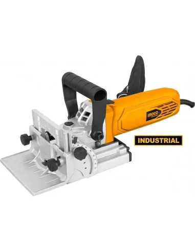 INGCO Fraiseuse à Lamelle BJ9508, Biscuiteuse, Outils de Découpe, Pour Réaliser Des Formes Sur Bois