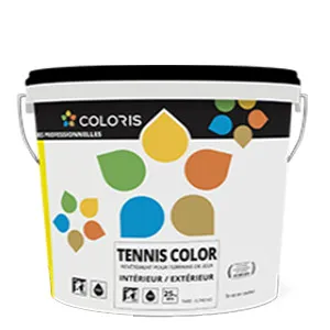 COLORIS Tennis Color 25Kg, Revêtement Sol Non Glissant, Finition De Terrains De Jeux