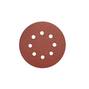 Disque Abrasif de Ponçage INGCO AKRS125051 125 mm, Adaptable sur Tous Types Ponceuses Orbitales, Boite de 5 Feuilles de Ponçage, 3 Pièces Grain 80, 2 Pièces Grain 120, Bricolage