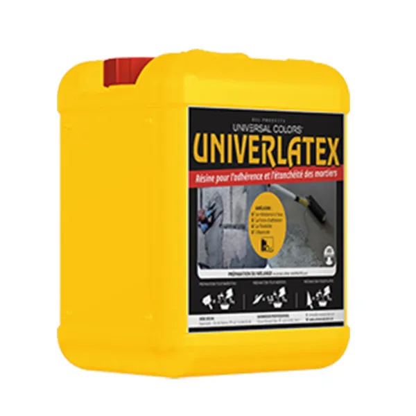 Bouteille 20L Univerlatex, Résine Pour Adhérence Et Accrochage Couches Superposées Supports Ciments, Mortiers