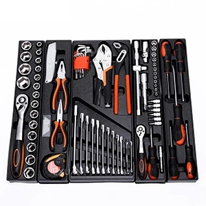 Kit De Réparation Pour Automobile, 85 Pièces, Boîte A Outils Portable, Matériels Pour Mécaniciens, Garage