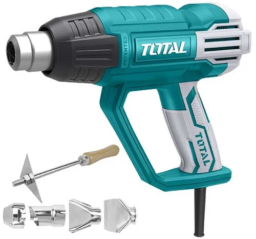 Décapeur Thermique TOTAL TOOLS TB2006, Pistolet A Air Chaud, 2000W